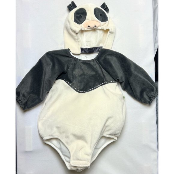 BABY STYLE PANDA 2 PC PUFFER HALLOWEEN COSTUMER SIZE 6-12 MONTHS - Picture 1 of 5